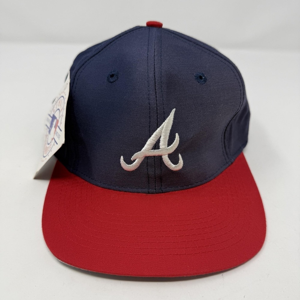 Atlanta Braves Hat Cap Snap Back One Size Blue MLB Baseball Genuine Merchandise